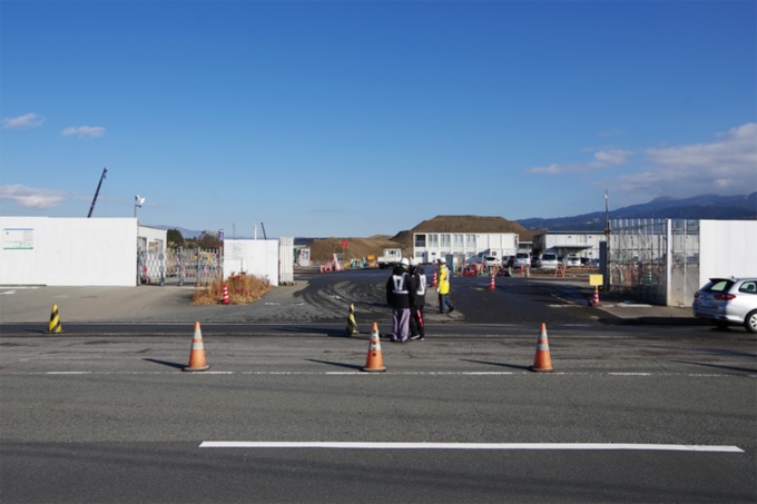 第2期エリアで進む造成工事(写真:日経クロステック)