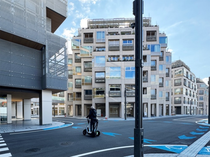 ウーブン・シティの内部(写真:日経クロステック)