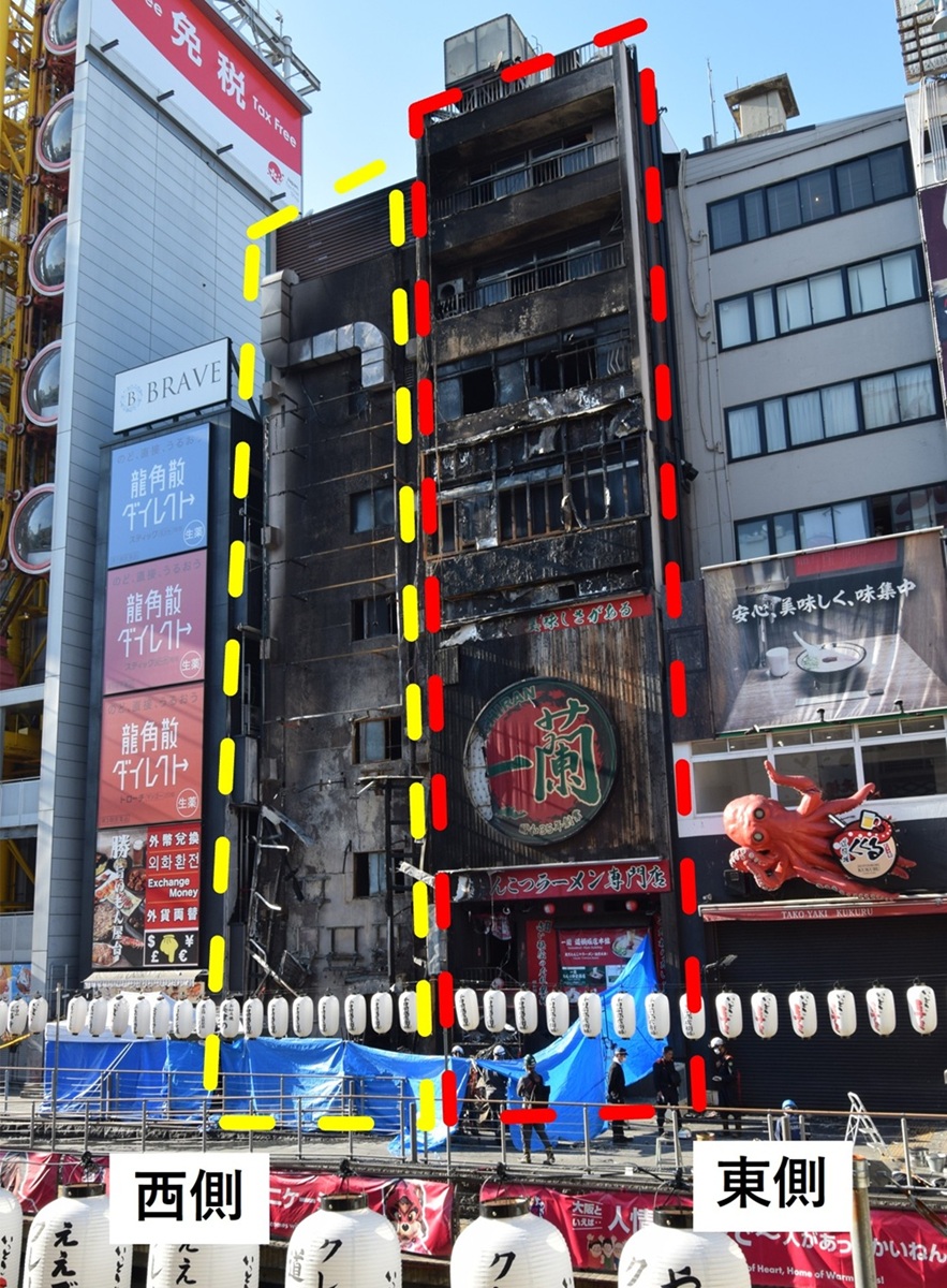 道頓堀ビル火災、直通階段以外の室内階段で延焼拡大か 調査委の中間報告 | 日経クロステック（xTECH）