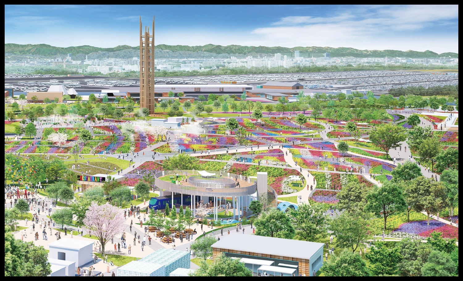 27年花博開幕まで約1年、建設会社5社の展示概要そろう 会場整備も順調