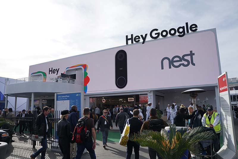グーグルがCESに設けた「Google Assistant」のパビリオン