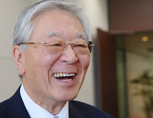 偉ぶらず気さくな笑顔で周囲を明るくした中西宏明氏(写真:陶山 勉)