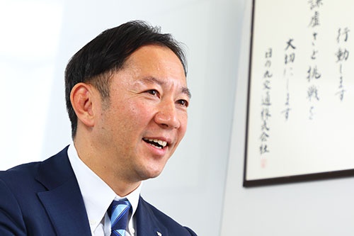 日の丸交通の富田和孝社長(写真:北山宏一)