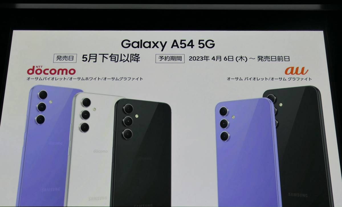 日本未発売 SAMSUNG GALAXY A54 海外版