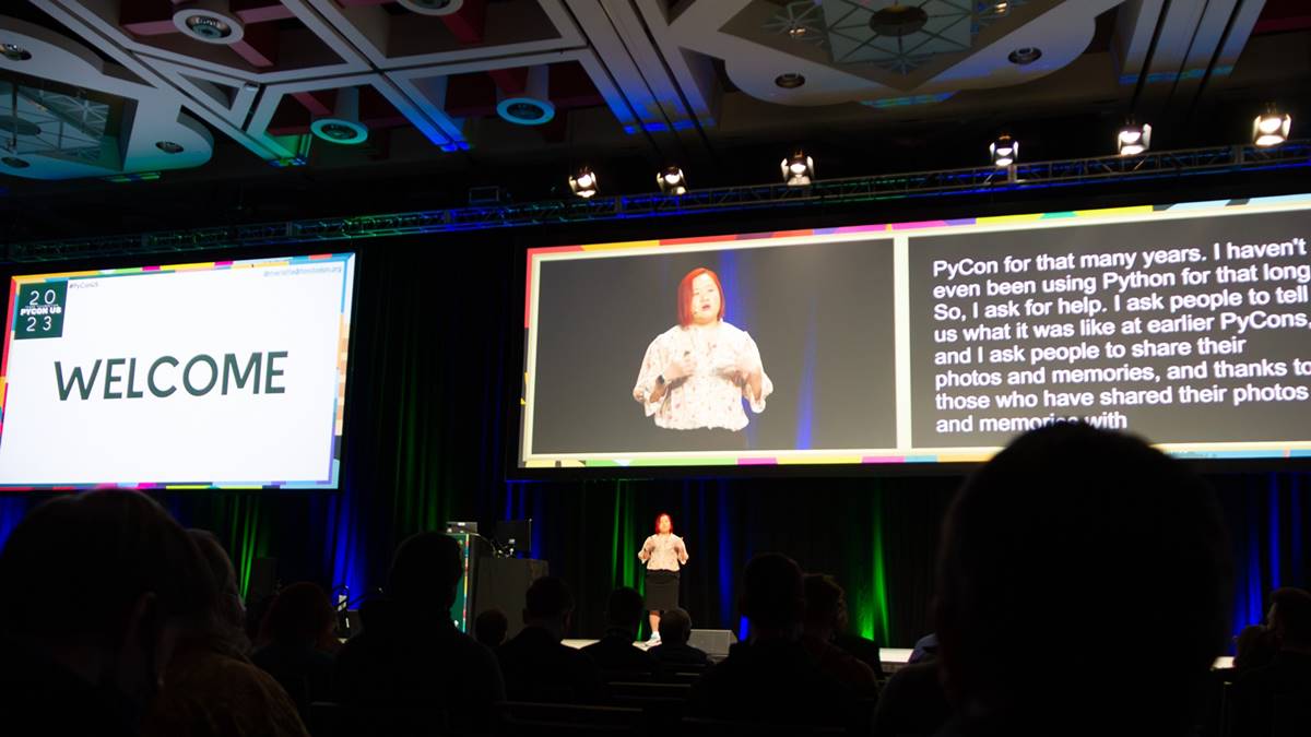 PyCon US 2023のオープニングの様子