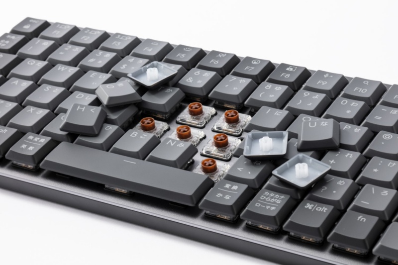 メカニカルキーボードとしては薄型の「MX MECHANICAL MINI」、打ち心地を試す(2ページ目) | 日経クロステック(xTECH)