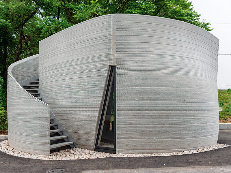 1位は「話題の3Dプリンター無筋建築、大林組『3dpod』ついに完成」