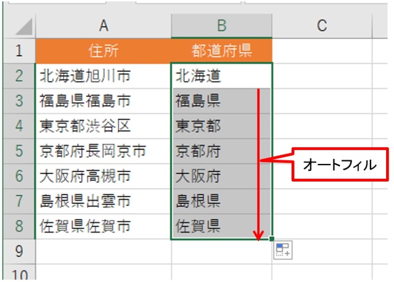 Excelの住所録から都道府県名だけをパパッと取り出す 日経クロステック Xtech Excelの住所録から都道府県名だけをパパッと取り出す 日経クロステック Xtech