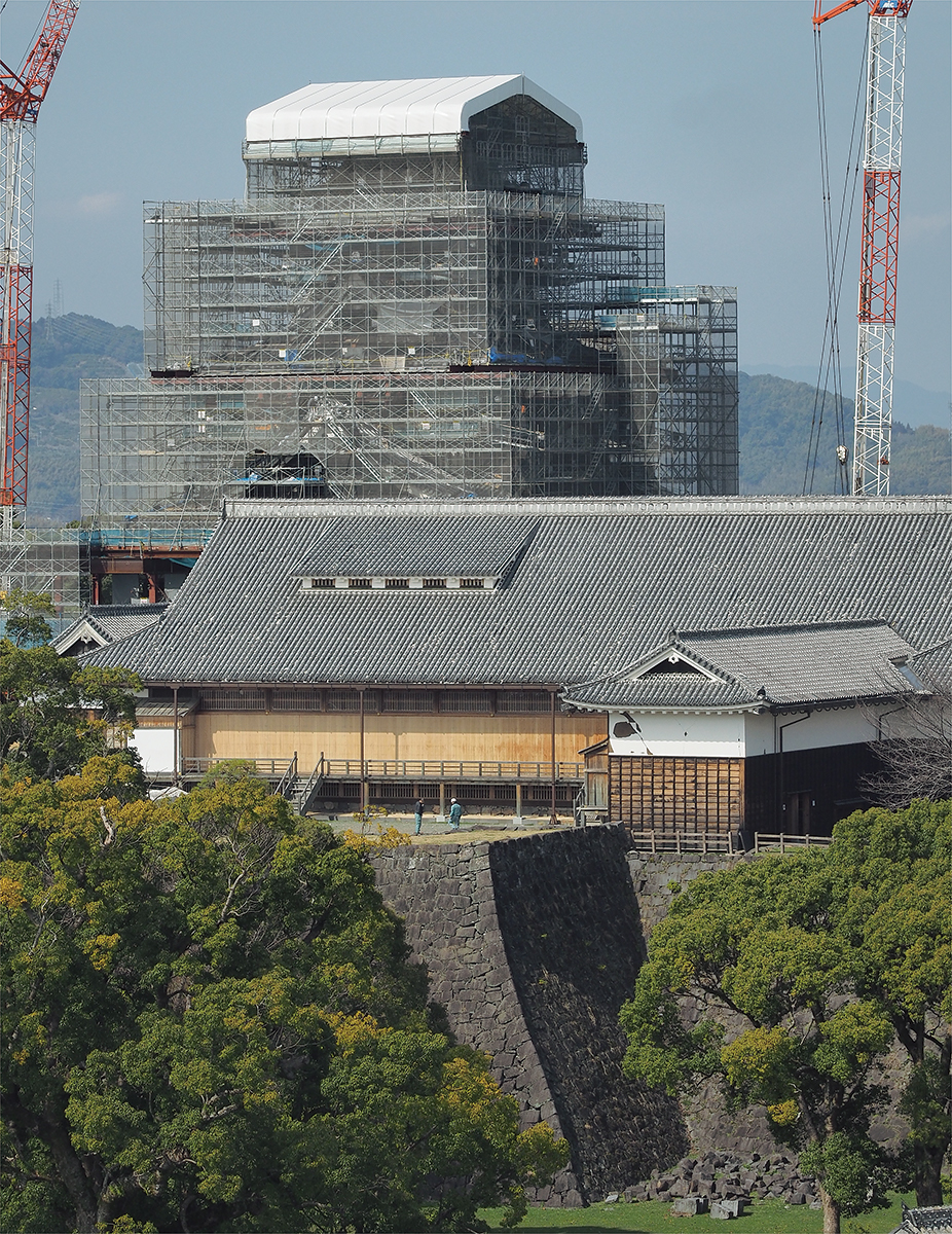 年に及ぶ熊本城復旧工事 見学コースでツーリズム推進 日経クロステック Xtech