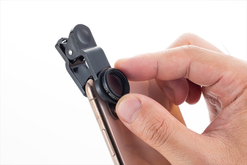 スマホに取り付けてsns映え 偏光 魚眼 望遠 の100均スマホレンズ 日経クロステック Xtech