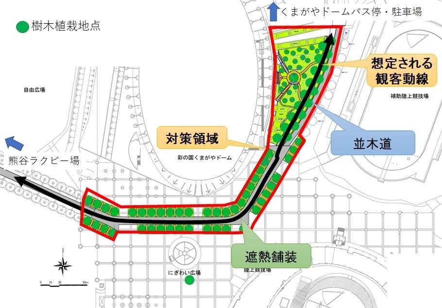 ラグビーw杯のヒートアイランド対策 スパコンの 設計 で初施工 日経クロステック Xtech