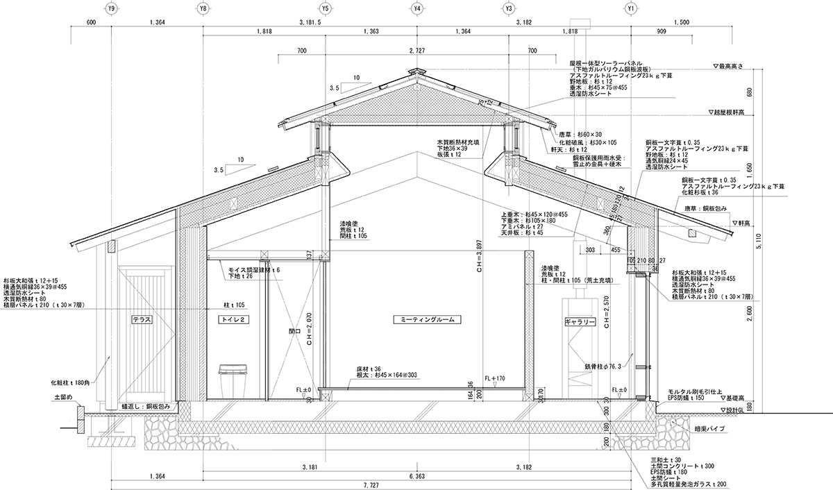伝統的な民家に学び 新しい木造を提案 4ページ目 日経クロステック Xtech