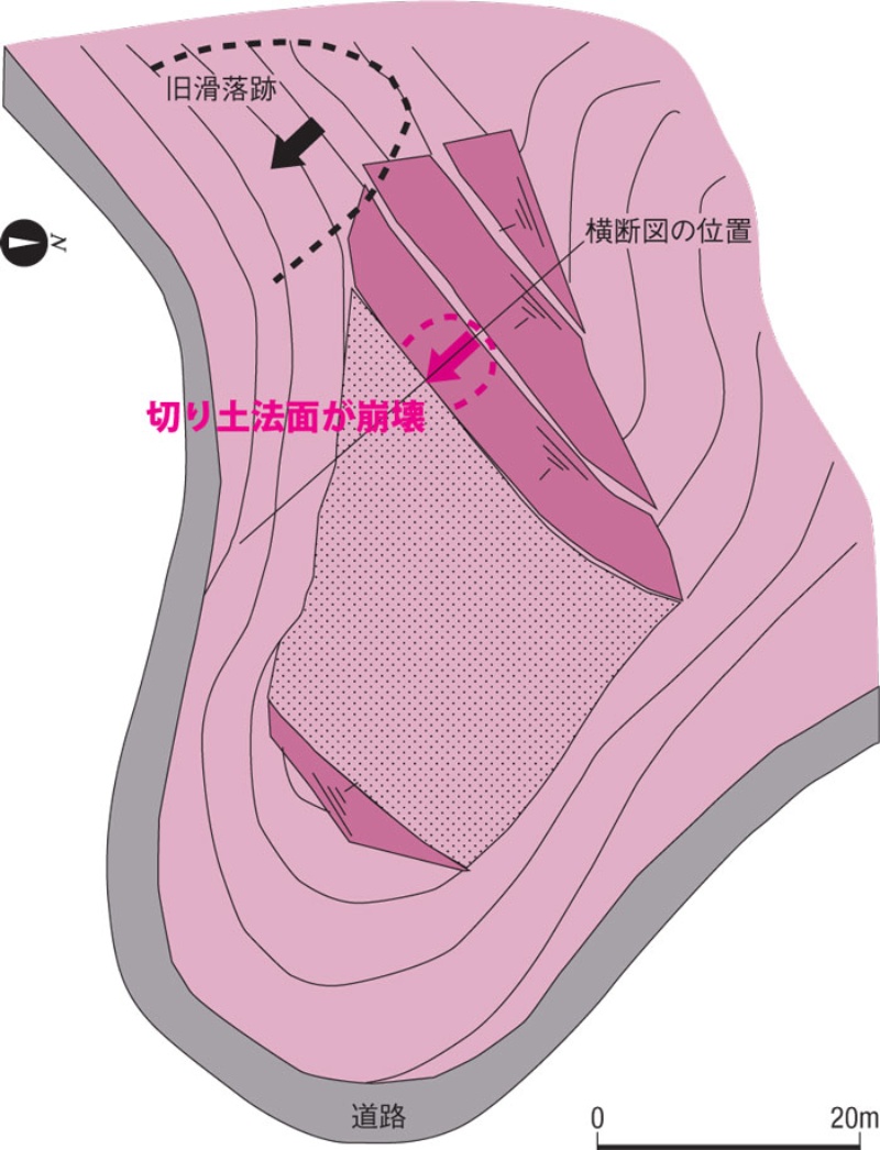 切り土中に局所崩壊したのはなぜ 日経クロステック Xtech 切り土中に局所崩壊したのはなぜ 日経クロステック Xtech