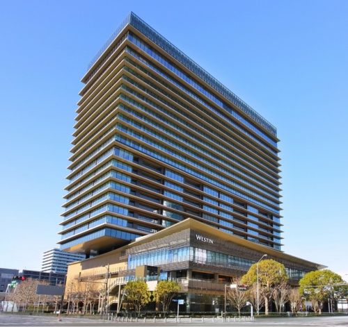 横浜みなとみらい21で、2022年5月に開業予定の「ウェスティンホテル横浜」。工事は大詰めを迎えている（写真：積水ハウス）