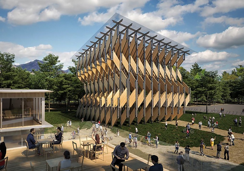 真庭市が隈研吾氏デザインのclt建築をシンボルに環境保全ブランド構築 日経クロステック Xtech 真庭市が隈研吾氏デザインのclt建築をシンボルに環境保全ブランド構築 日経クロステック Xtech