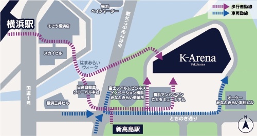 計画地は横浜駅から歩いて行ける近さ。みなとみらいの北側に位置する（資料：ケン・コーポレーション）
