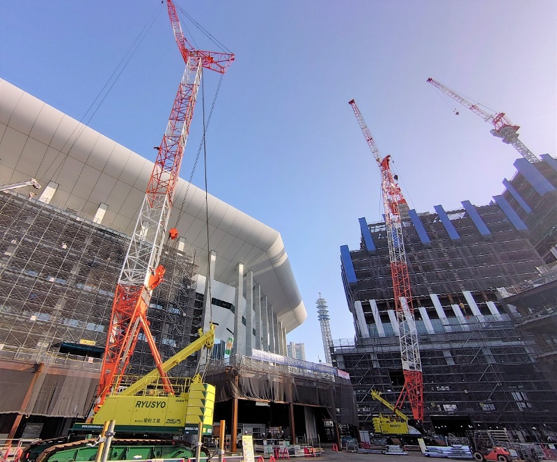 世界最大級の音楽ライブ施設 Kアリーナ横浜 建設現場に潜入 大スパンの屋根トラス 日経クロステック Xtech 世界最大級の音楽ライブ施設 Kアリーナ横浜 建設現場に潜入 大スパンの屋根トラス 日経クロステック Xtech