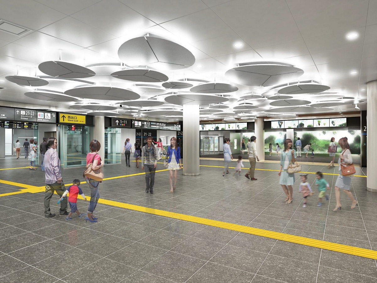 23年春に開業予定の「うめきた（大阪）地下駅」のイメージ（資料：JR西日本）