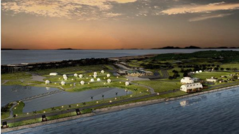 Park Pfiの国営公園が初開業 福岡 海の中道海浜公園 の球体テントでパーク旅行 日経クロステック Xtech