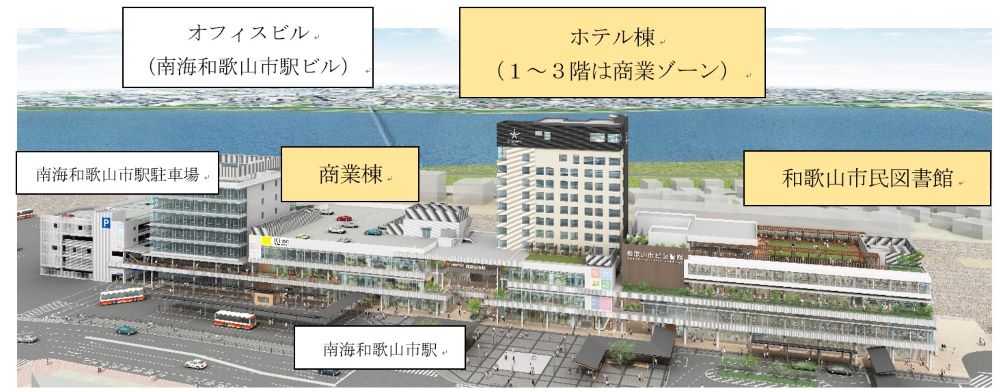 和歌山で「ツタヤ図書館」が開業、南海電鉄と市が複合施設を共同開発 