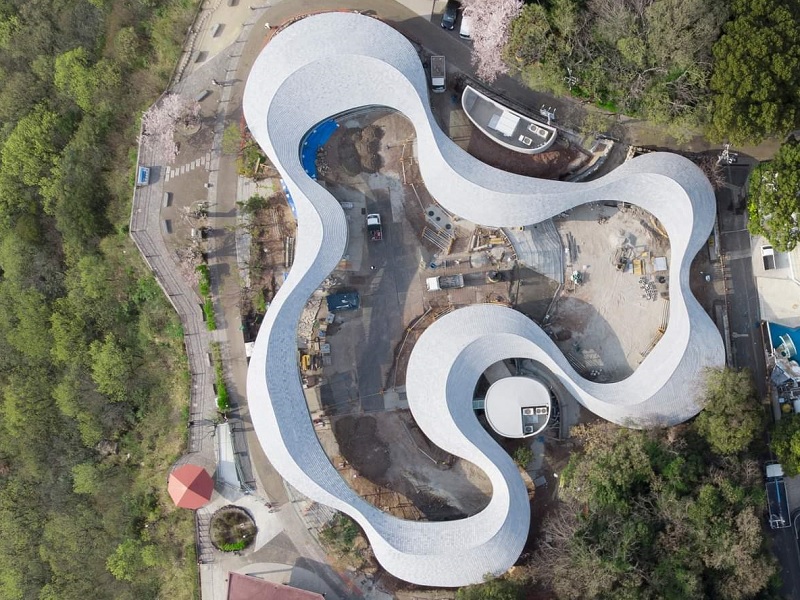 高松市の屋島山上交流拠点施設「やしまーる」、22年8月開業前に絶景単独取材