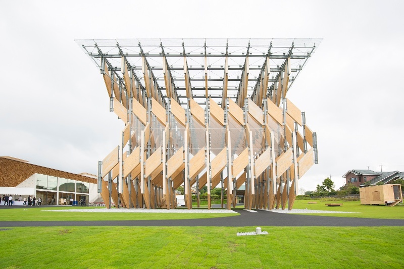 隈研吾氏のclt建築が 里帰り 岡山県真庭市で Greenable Hiruzen 開業 日経クロステック Xtech