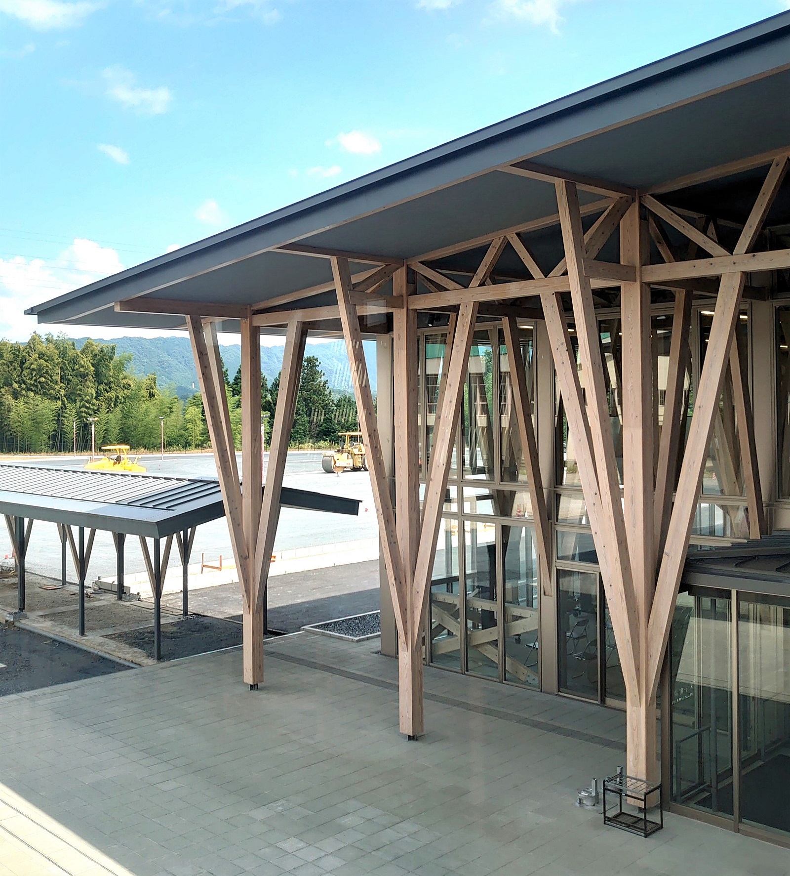 木造現しの「茨城県大子町新庁舎」竣工、計画地の浸水などで基本設計5