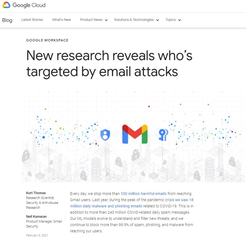 アドレスが流出すれば攻撃は5倍に増える Gmailに届く攻撃メールをグーグルが分析 日経クロステック Xtech