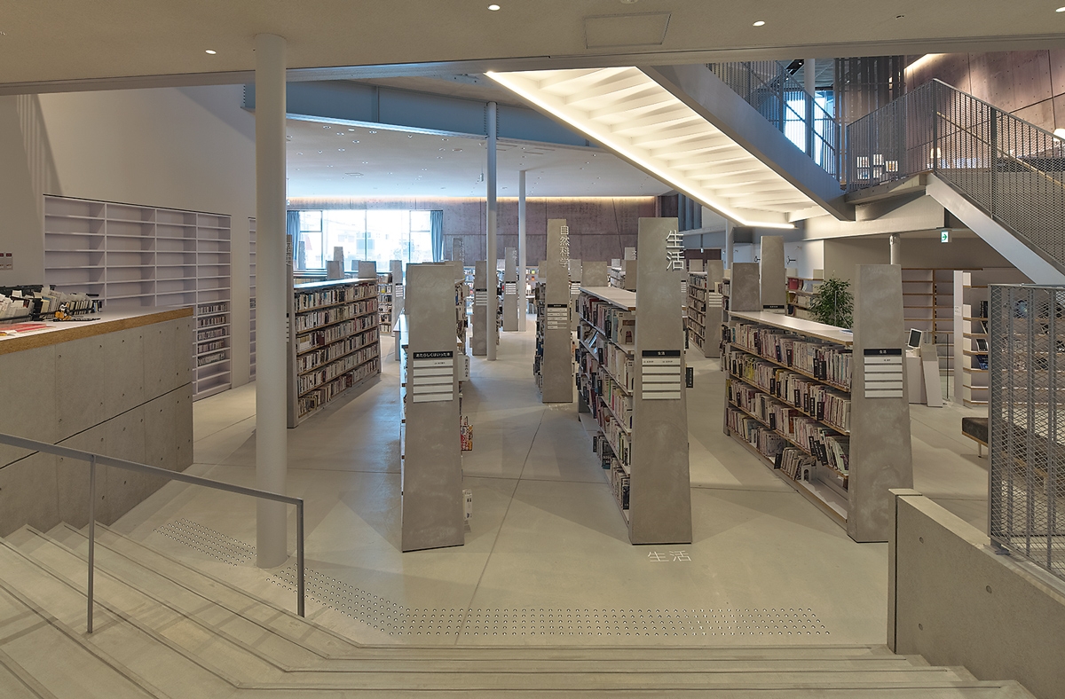 Q 大阪にできた 松原市民松原図書館 の特徴は何 日経クロステック Xtech