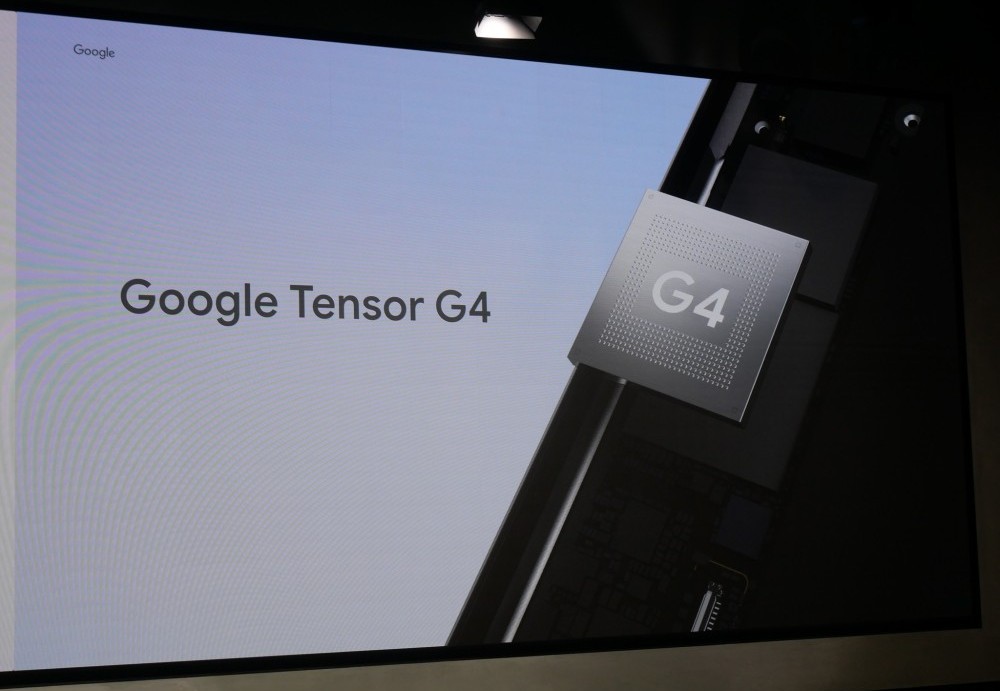 Pixel 10aが搭載するチップセット「Tensor G4」。前機種「Pixel 9a」と同じで、最新の「Tensor G5」ではない