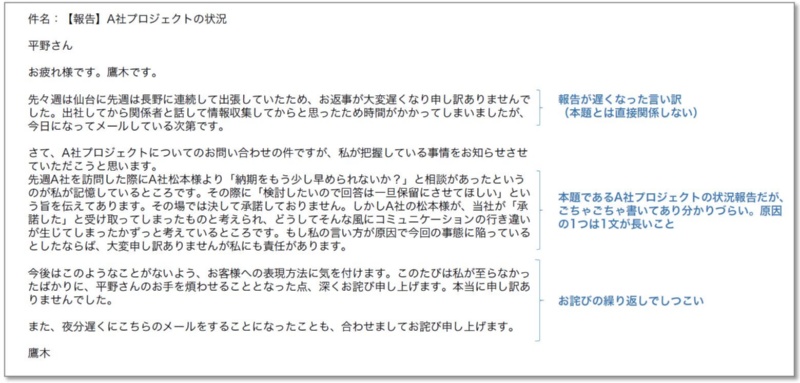 言い訳や心情が延々と続く「長いメール」、読み手のイライラは頂点に | 日経クロステック（xTECH）