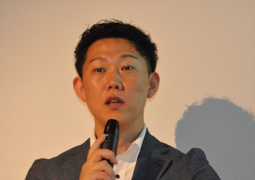 不動産テック協会代表理事の赤木正幸氏(写真:日経 xTECH)