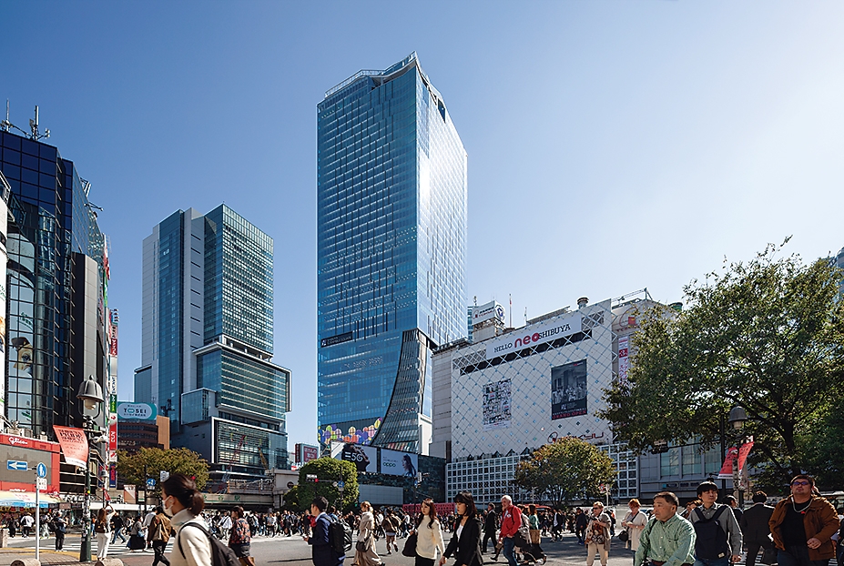 渋谷駅の真上に立つ超高層ビル「渋谷スクランブルスクエア」。渋谷の新しいシンボルになった（写真：吉田 誠）