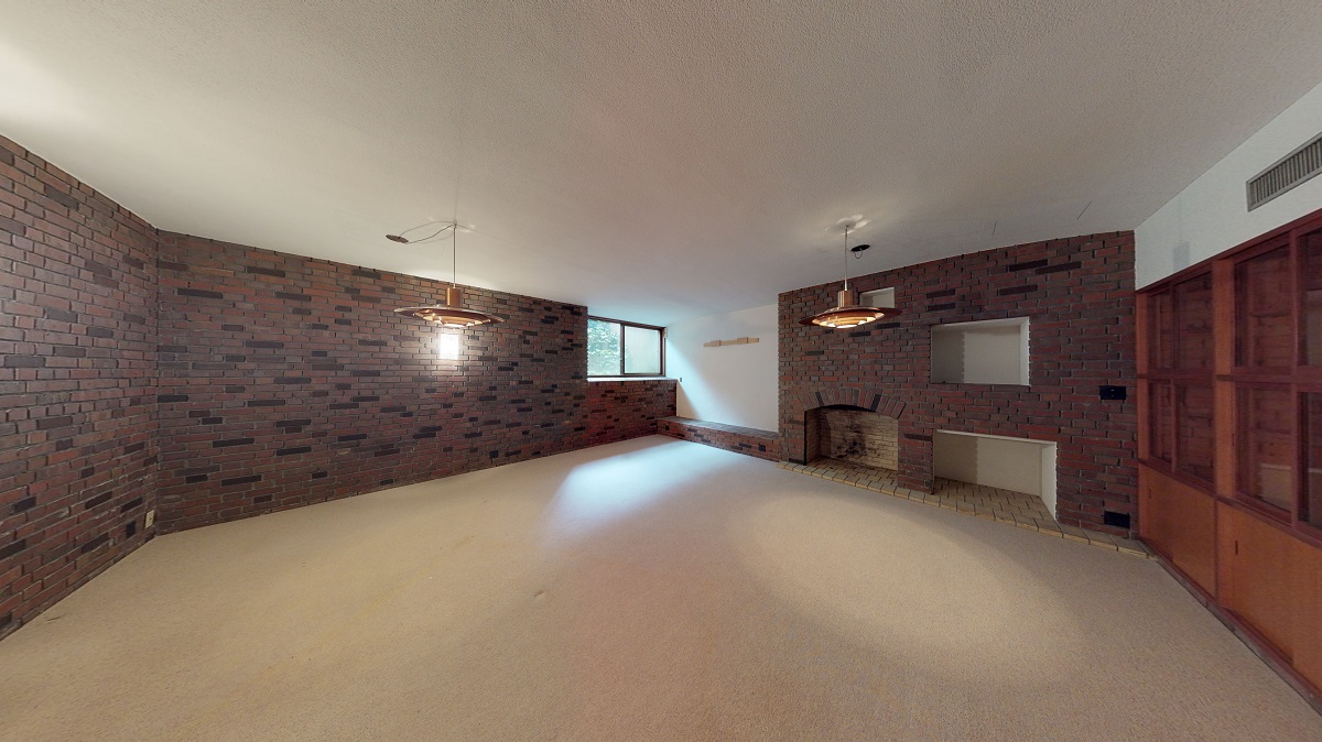 建築家の前川國男の自邸である「新・前川國男邸」をマーターポートで撮影した3D空間画像（画像：ARCHI HATCH）