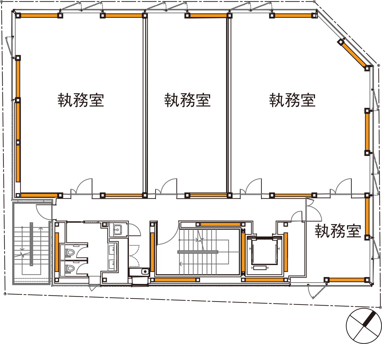 CLT耐震壁を鉄骨架構に組み合わせ、耐火建築のプロトタイプに | 日経