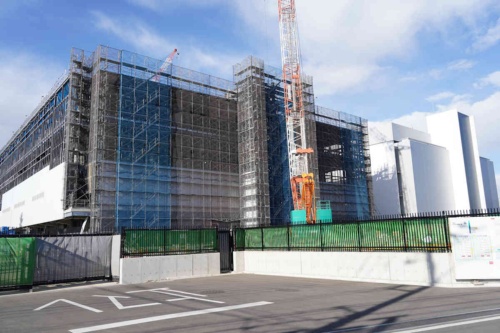 千葉県柏市の布施南地区で建設が進むデータセンター