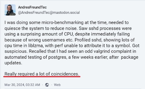 アンドレス・フロイント氏の投稿