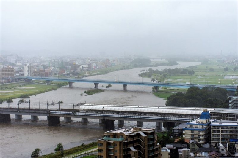 玉川 氾濫 二子