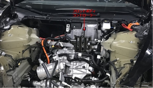 テスラ モデル3に搭載されているフロントボディコントローラー