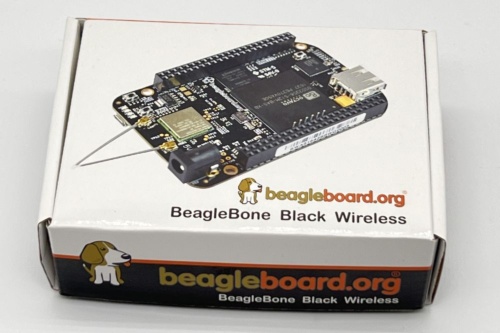BeagleBone Black Wirelessの箱（表）