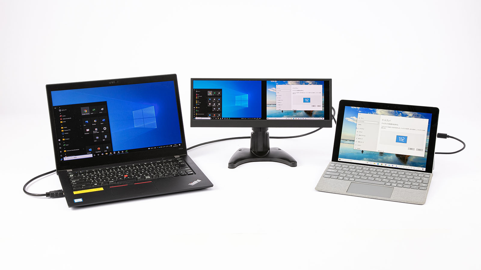 1920×515と細長の可搬ディスプレー「LCD12HCV-IPSW」、何に使えるか