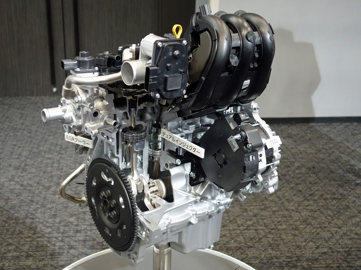 スズキの新型エンジン 軽 最高水準でホンダに迫る 熱効率37 日経クロステック Xtech
