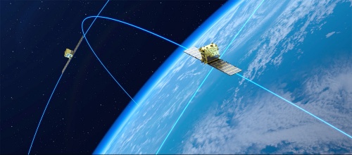 日本のSynspectiveが開発中のSAR衛星「StriX-α」の運用イメージ