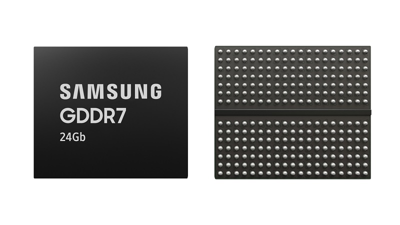 「24Gb GDDR7 DRAM」の外観（写真：サムスン電子）