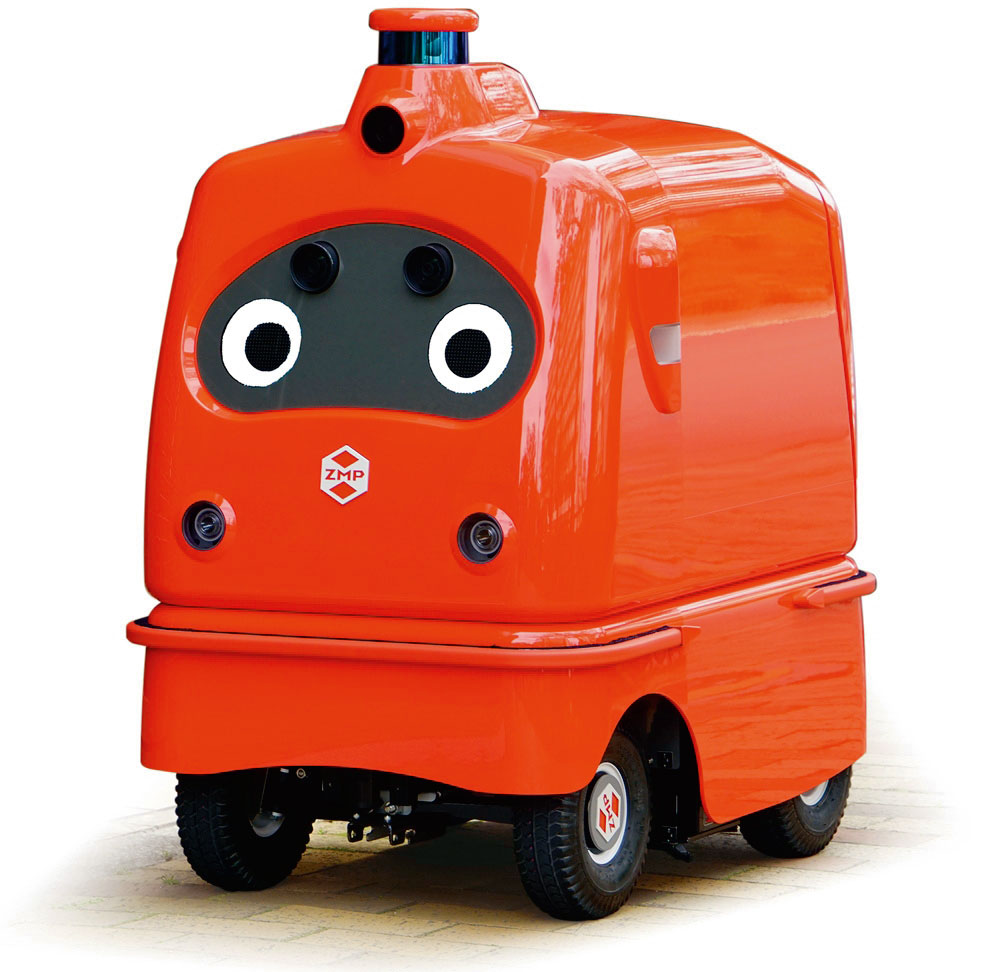 図1　日本郵便はドローンと配送ロボットを連携