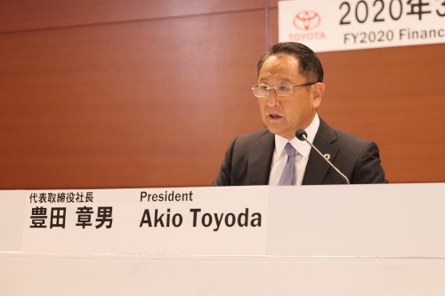 トヨタ自動車代表取締役社長の豊田章男氏(出所:トヨタ自動車)