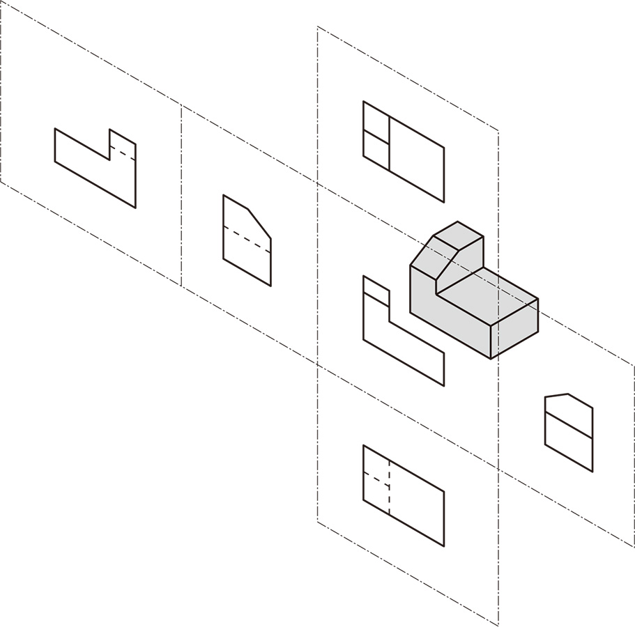 図7　6面全部が同一面になるように広げ切る
