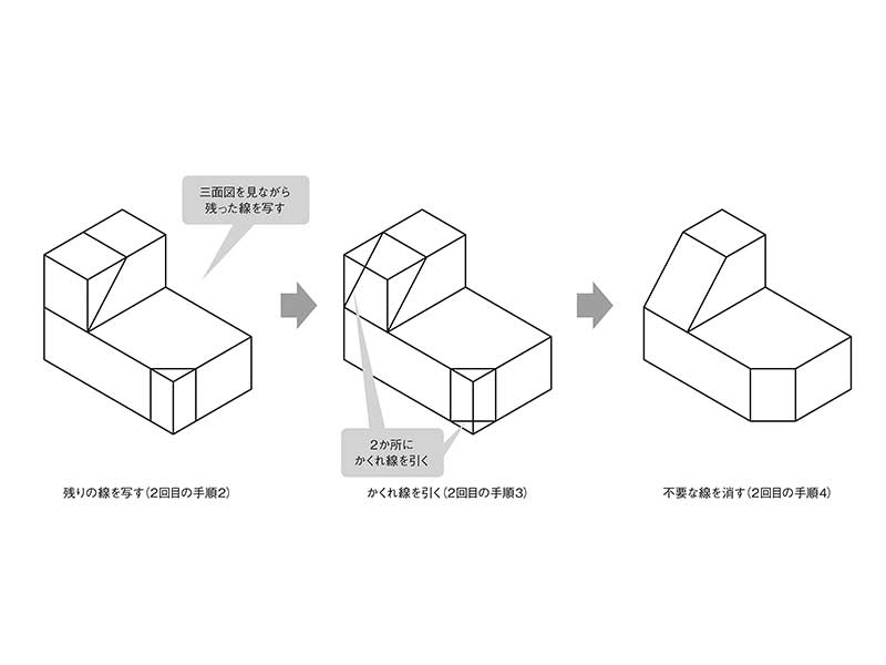 図面から立体をイメージしてみよう 2 斜めの線を伴う複雑図形 日経クロステック Xtech