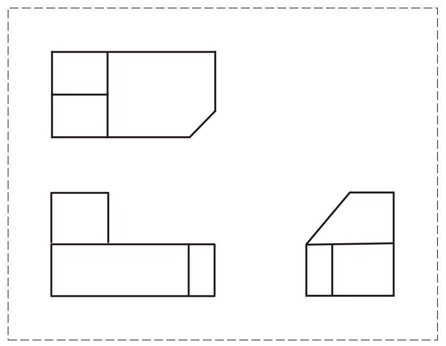 図面から立体をイメージしてみよう 2 斜めの線を伴う複雑図形 3ページ目 日経クロステック Xtech