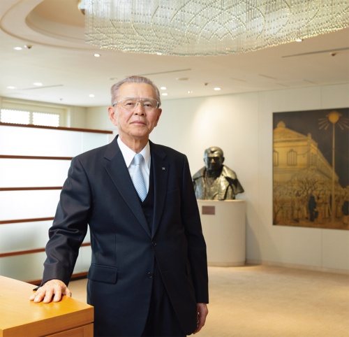 現場は、「システマティックに進めることが大切だ」と大成建設の山内隆司会長は語る(写真:的野 弘路)